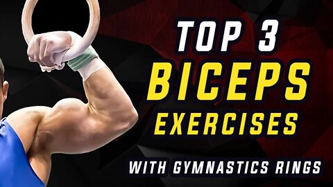 Top 3 BICEPS EXERCISES with Gymnastics Rings (CURLS ONLY)