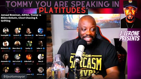 Tommy Sotomayor accused of talking in PLATITUDES!!