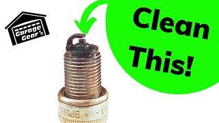 HOW TO CLEAN A DIRTY FOULED SPARK PLUG FOR FREE. Small Engine Maintenance and Repair.