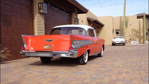 1957 Chevrolet Bel Air Survivor on Original Tires ! & Engine Sound - My Car Story with Lou Costabile