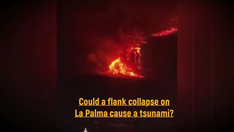 La Palma lava hit's sea water Could this be bible prophecy? #endtimesprophecy