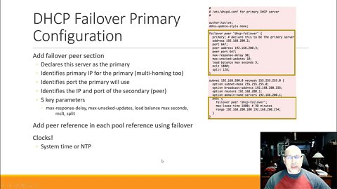 DHCP server build: Failover and Redundancy part 2