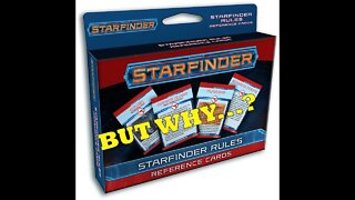 Starfinder Rules Reference Cards Review