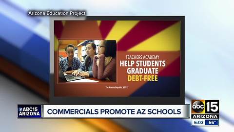 Commercials promote successes in Arizona school systems