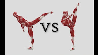 Side Kick Tutorial Anatomy Muscle Flexibility Strength Diagram Good vs Bad