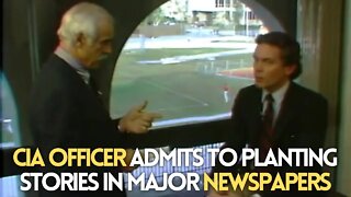 CIA Officer Frank Snepp Confesses Planting Stories In Major Newspapers