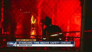 Checking smoke detectors before daylight saving time ends could save your life