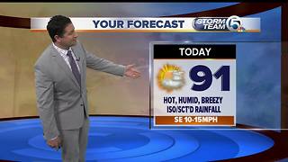 Tuesday midmorning forecast