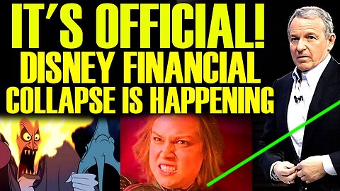 IT'S OFFICIAL! DISNEY FINANCIAL COLLAPSE IS HAPPENING AS BOB IGER FALLS IN A LIVING HELL