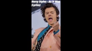 Harry Styles - As It Was Lyrics