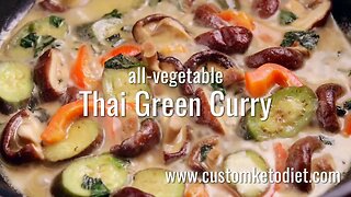 All Vegetable Thai Green Curry no: 72