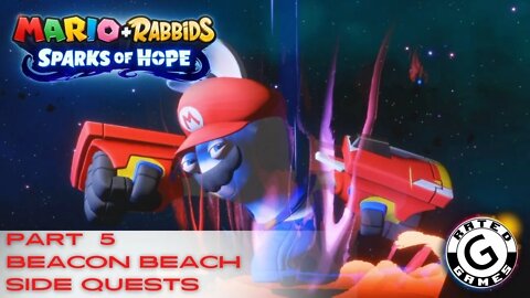 Mario + Rabbids Spark of Hope Gameplay - No Commentary Walkthrough Part 5 - Beacon Beach Side Quests