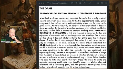 Gary Gygax on Realism Simulation School Vs Game School via the AD&D 1e DMG