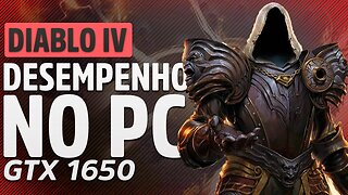 DIABLO 4 - SERÁ QUE RODOU NA GTX 1650? CONFIRA O DESEMPENHO! [Early Access Beta]