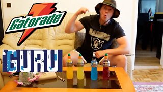 SPORTS DRINK SOCRATES :GATORADE GURU | EUROPEAN GATORADE 4 FLAVOURS REVIEW!!