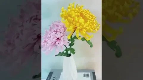 Handmade diy crepes paper flowers #Handmade #DIY #gift #craft #shorts #ytshorts #homemade #tutorial