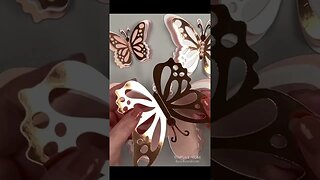 CRICUT MADE PAPER BUTTERFLY #shorts