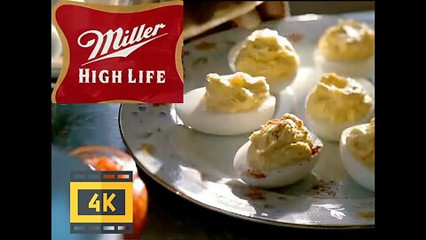 "Golden Goose Lays Deviled Eggs" (4k) Miller High Life Beer Commercial Errol Morris (Lost Media)