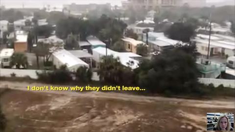 Local storm chaser Jeff Gammons documents Hurricane Michael damage