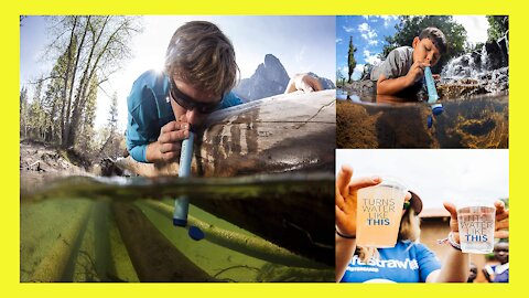 How to drink any water safe using LIFESTRAW
