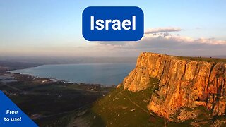 Drone videos of Israel (free to use) - Tel Aviv, Galilee, Dead Sea, Negev, Jordan River...