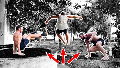 CHRIS TRIES PARKOUR FOR THE FIRST TIME ON KOH PHANGAN