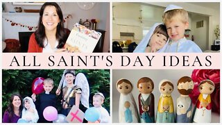 All Saints Day Ideas ~ food, costumes, activities, gifts and more! Catholic
