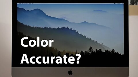 iMac 5k Color Accuracy