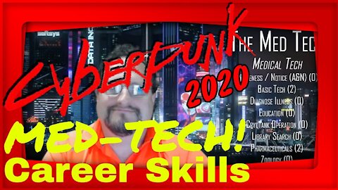 Cyberpunk 2020 The Med Tech Career Skills Overview - Cyberpunk 2077 Lore