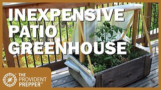 Step-by-Step Inexpensive Patio Greenhouse or Super Simple Cold Frame