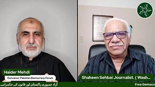 01 Jun. Live with Shaheen Sehbai on current developments in Pakistan