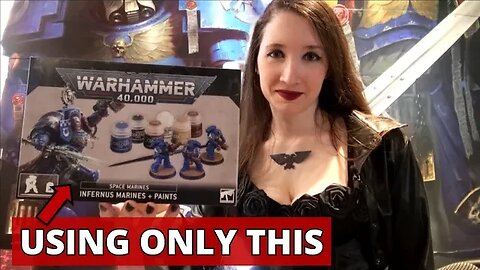 Painting Minis for Beginners: Space Marines Using ONLY Infernus Marines + Paints Set