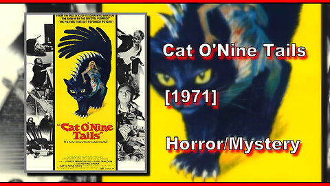 Cat O'Nine Tails/Il Gatto a Nove Code (1971) | HORROR/MYSTERY | FULL MOVIE