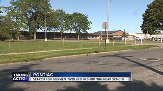 Search for gunmen involved in shooting near school