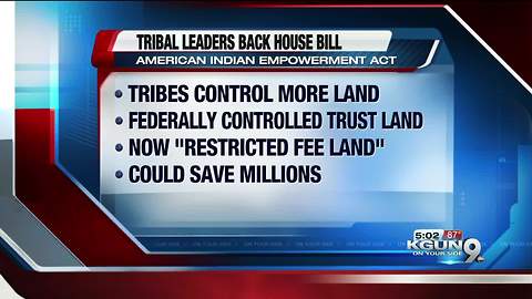 Tribal leaders call land-use bill step in right direction