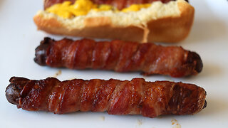 Bacon Wrapped Hot Dogs