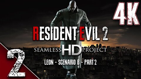 Resident Evil 2 - Seamless HD Project - Dolphin Emulator 4K 60fps - Leon Scenario B - PART 2