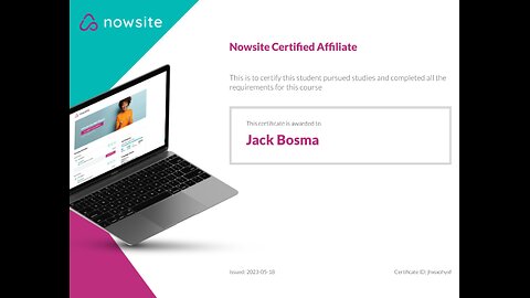 Become A Nowsite Certified Affiliate