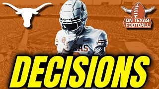 HUGE Decisions are Looming | Recruiting Breakdown | Texas Longhorns Football | Jaime Ffrench | 2025