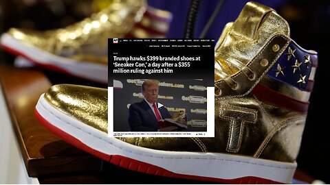 Trump Launches "The Never Surrender High-Top Sneaker"