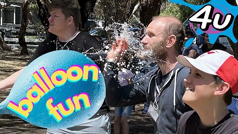 Family Camp Fun with epic water balloons game