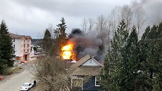 Explosion rocks tent city neighborhood in British Columbia