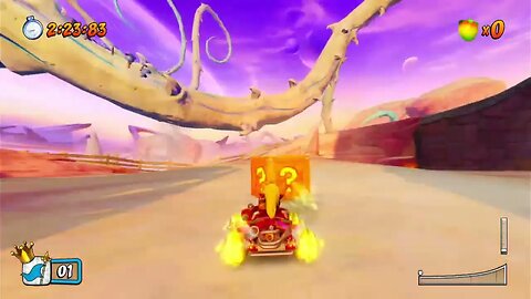 Crash Team Racing Nitro-Fueled - Desert Storm Steal The Bacon Gameplay