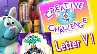 Learn to Draw Using The Letter V/Learn To Draw With The Alphabet/Sauerpuss and Friends Creativity