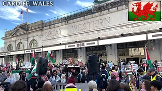 Part 1, Speech at Cardiff Central, Cardiff continues to fight for CEASEFIRE
