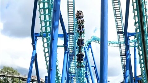 "Invertigo" roller coaster at Kings Island#shorts