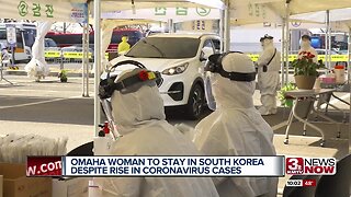 Omaha woman to stay in South Korea despite rise in coronavirus cases