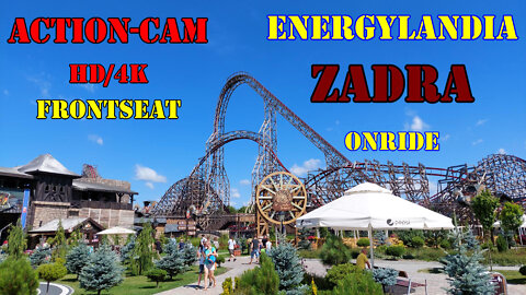 Zadra Coaster Onride Frontseat - Energylandia [HD/4K]