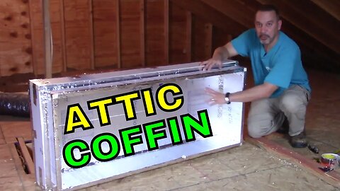 The only way to insulate pull down attic stairs