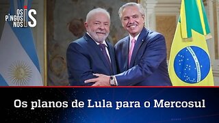 Em Buenos Aires, Lula sugere moeda comum entre países do Mercosul